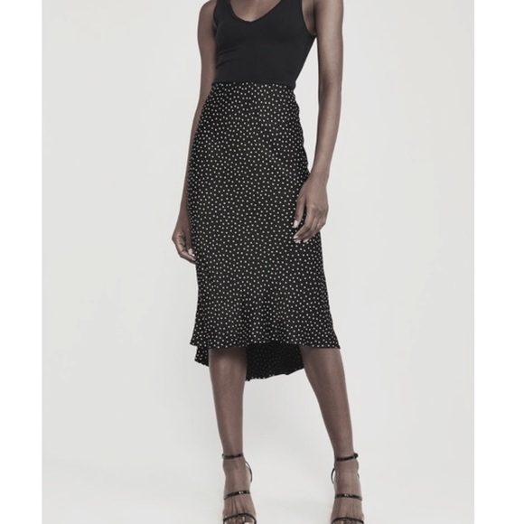 ❌SOLD❌ A&F Satin Midi Skirt - Picture 2 of 6